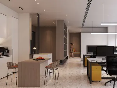  Office interior scene 23 3D model