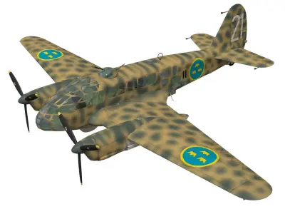 Caproni Ca313  3D model