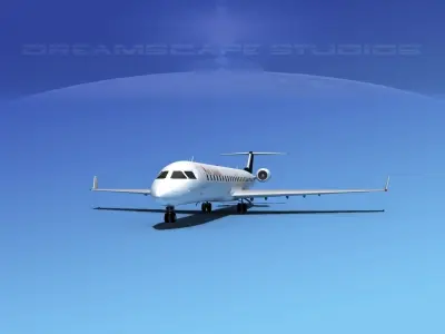 Bombardier CRJ900 Air Canada Express 3D model
