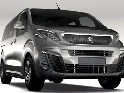 Peugeot Traveller L3 2017 3D model