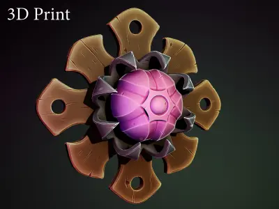 Decorative lamp 3d print Free 3D print model