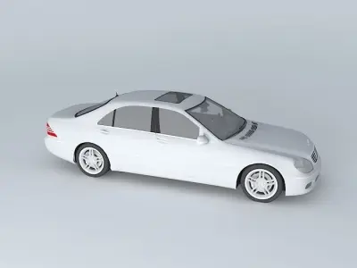 Mercedes-Benz S65 AMG W220 2005 Free 3D model