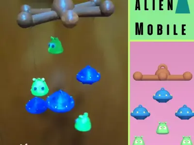 Alien Mobile 3D print model
