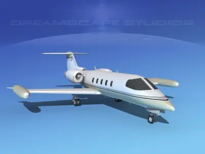 Gates Learjet 35 V12 3D model