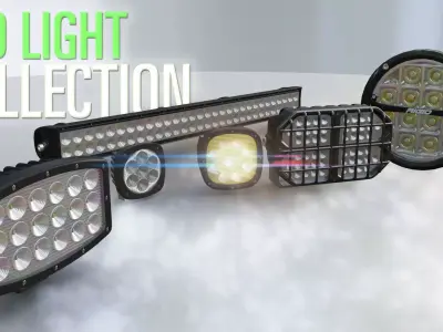 LED Lights Collection 3D model