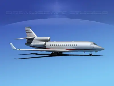 Dassault Falcon 7X V10 3D model