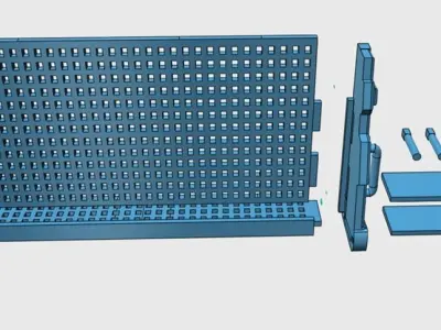 Legends Scale Rifle Rack 3D print model