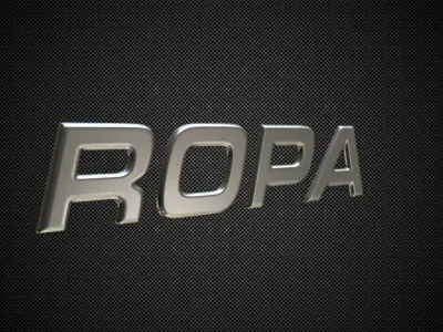ropa logo 3D model