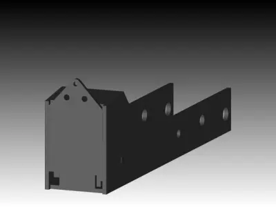 MAC-10 Lower Receiver Free 3D model