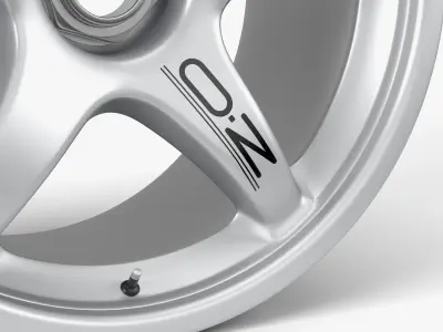 OZ Racing Wheel Low-poly 3D model