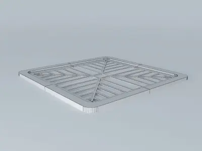 Drain grate 3D model