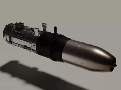 Me262 printable jet engine  3D print model