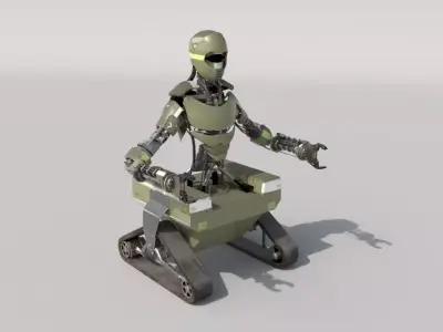 army robot 3D model