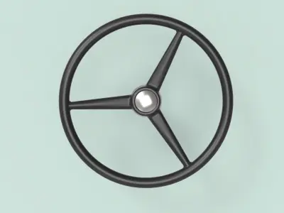 Stearing wheel 6 3D model