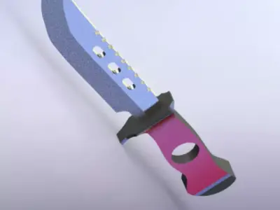Knife Columbia 3D model