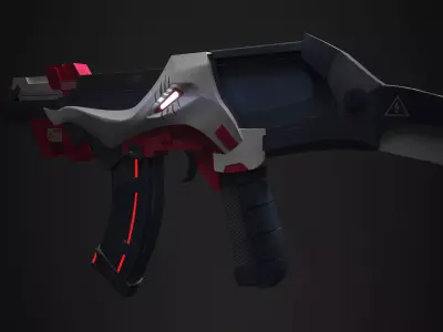 AK47 Harimau Low-poly 3D model