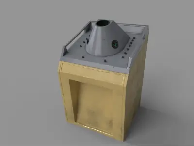 Soviet Radar Station Vaigach Free low-poly 3D model