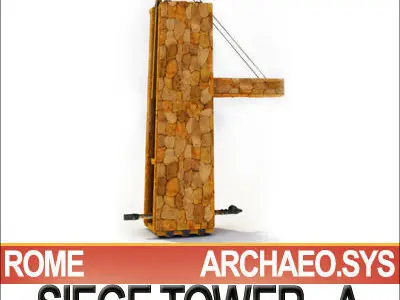 Roman Legionary Siege Tower A 3D model