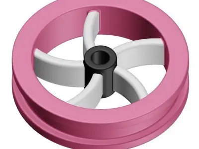 Kids Flywheel Toy 3D model