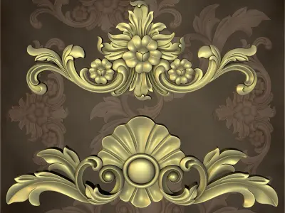 Ornamental Vol 01 Free 3D model