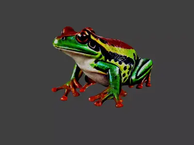 Frog Animal Low-poly 3D model