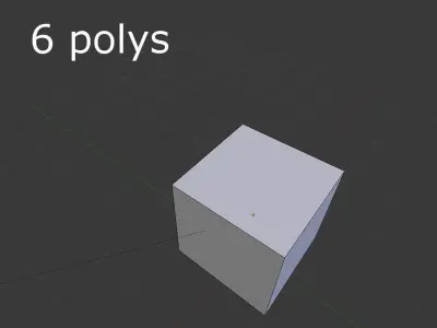 low poly metal crate Low-poly 3D model