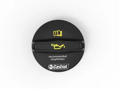 Vehicle Oil Filler Cap Model 3D model