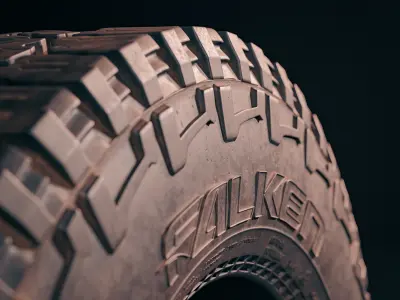 Falken Wildpeak AT3 Low-poly 3D model