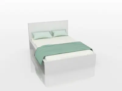 Ikea MALM bed collection Free 3D model