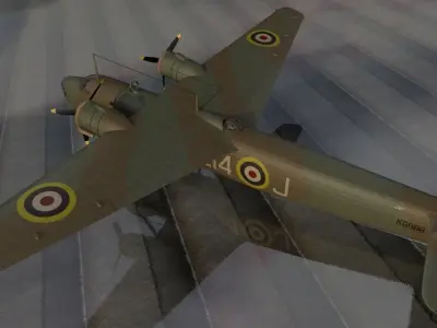Handley Page HP-54 Harrow Mk-2 3D model