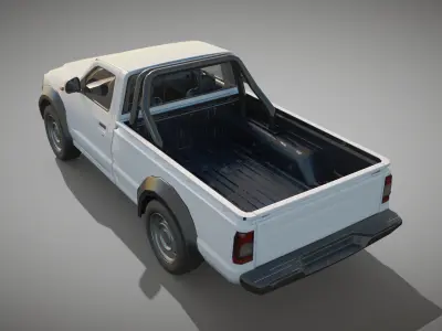 Nissan Hardbody NP300 Low-poly 3D model