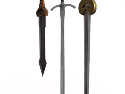 Lotr Swords 3D model