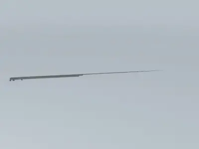 Chain link fence hardware Free 3D model