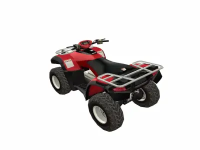 ATV Motorcycle Free low-poly 3D model