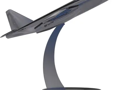 statuette Low-poly 3D model