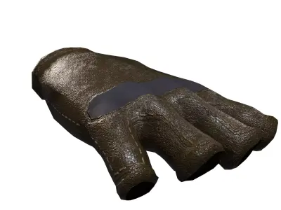 Fingerless Glove Low-poly 3D model