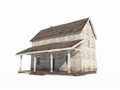 19th century architecture villa 3D model