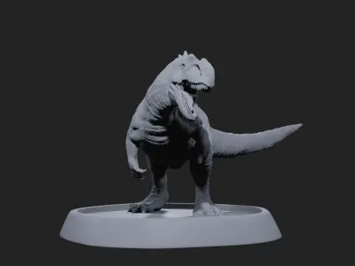Allosaurus Miniature 3D print model