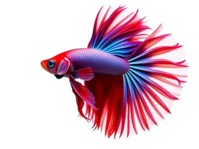 Vibrant Betta Fish model pack Low-poly 3D model