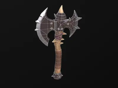 Skullsplitter Low-poly 3D model