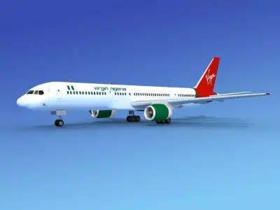 Boeing 757-200 Virgin Nigeria 3D model
