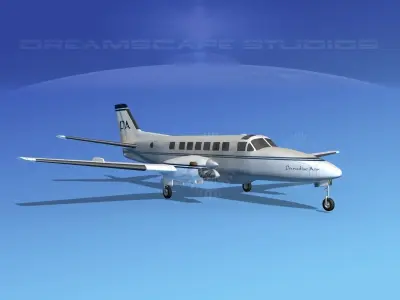 Beechcraft B99 Paradise Air 3D model