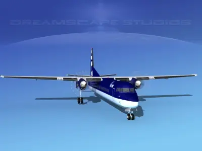 Fokker F-60 VLM 3D model