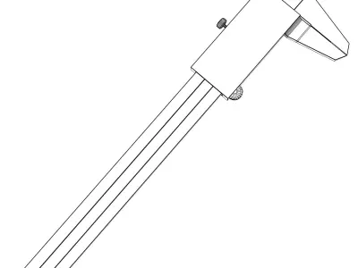 Vernier Caliper 3D model