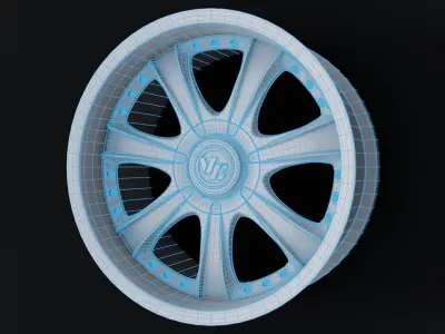 Volk Racing GT-Ego Low-poly 3D model