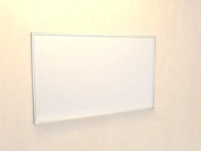 Whiteboard for Office or Classroom 3D model