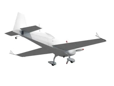 Extra 330SC Racing Plane 3D model