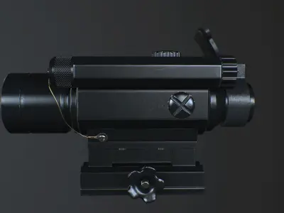 Dedal DK-9 Low-poly 3D model