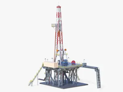 Land Rig 3D model purchase