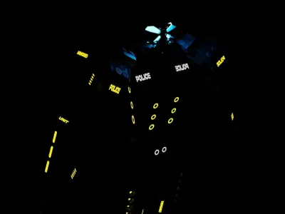 cyberpunk robot 3D model buy